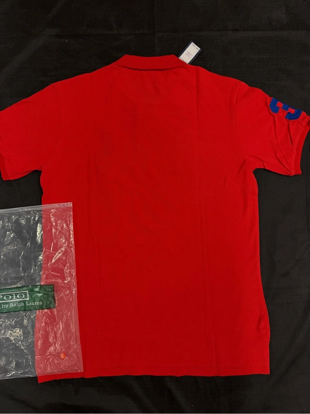 Polo by Ralph Lauren Red Polo Shirt with Blue Pony Logo